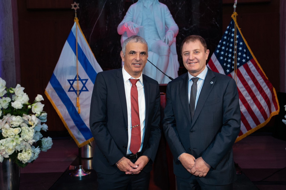 זיו אבירם ומשה כחלון (צילום: שמוליק אלמני)