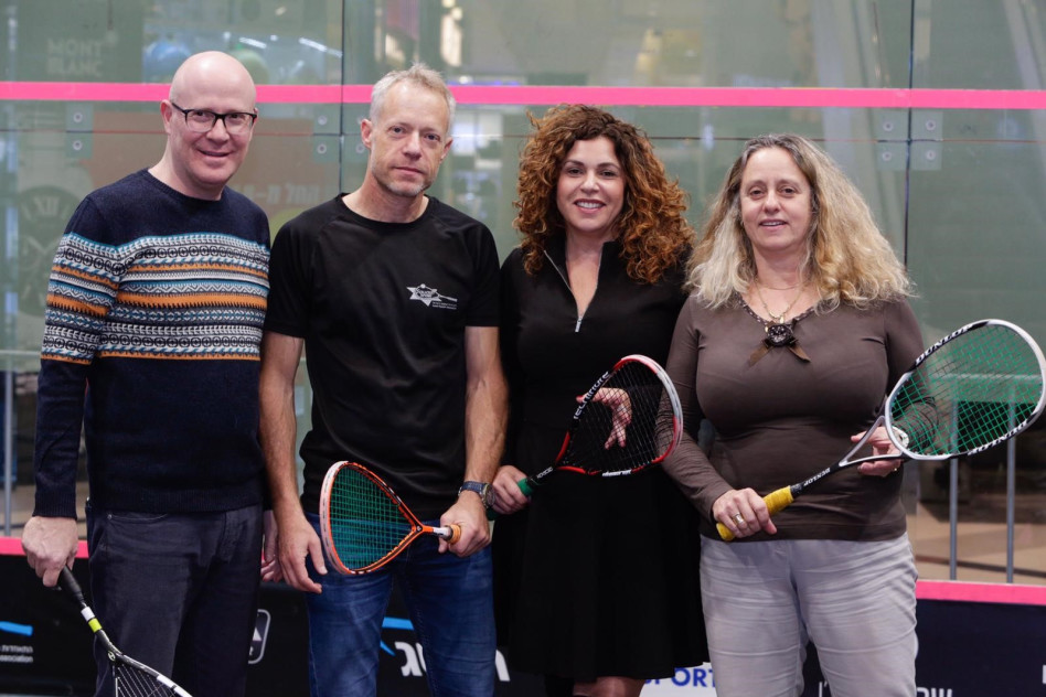 טלי ירון אלדר, רינה טל, אביב בושינסקי ואיציק שניידובסקי (צילום: נמרוד ארונוב)