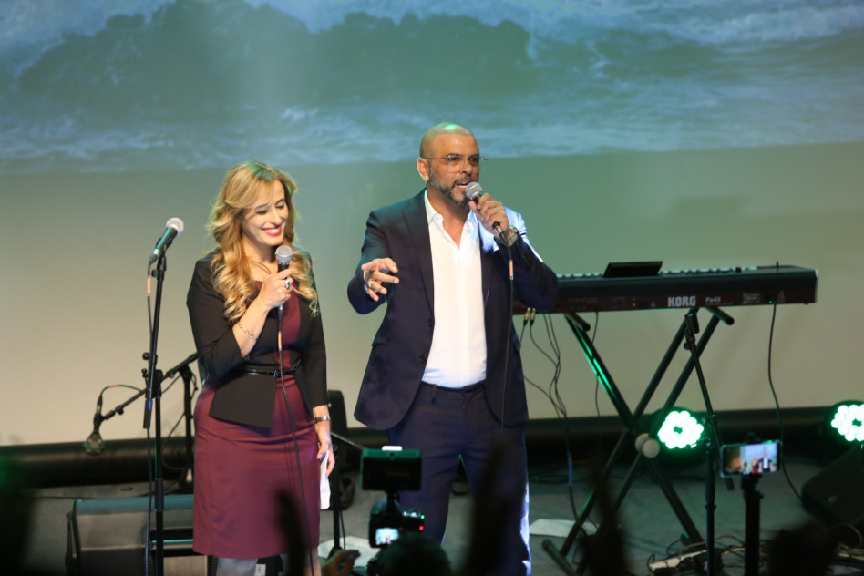 אייל גולן ונאוה בוקר (צילום: אלוני מור)