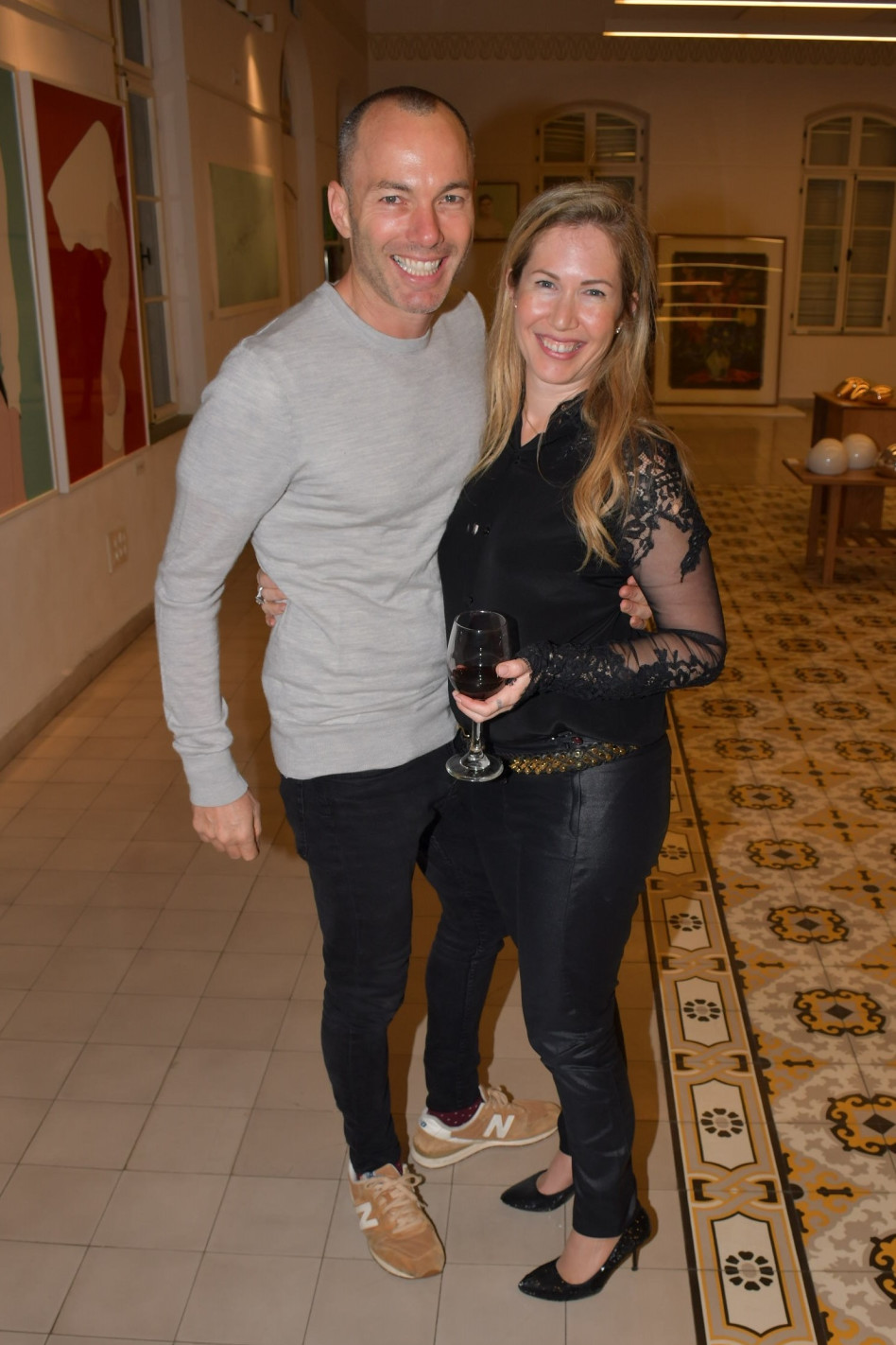 אורלי בלום ורון בן שחר (צילום: אביב חופי)