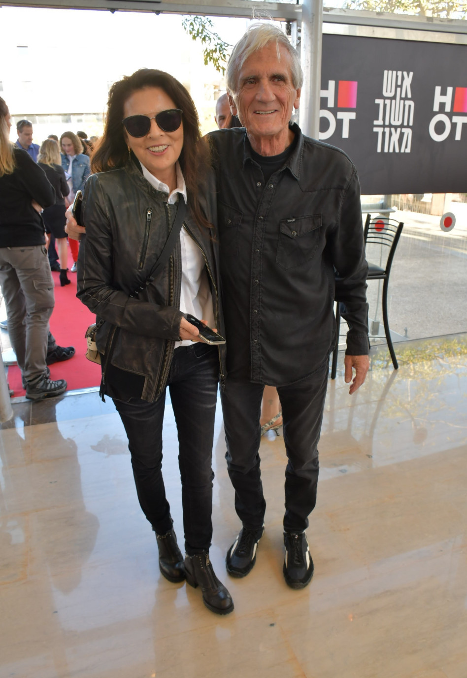 חיים סלוצקי ודרי שי (צילום: אביב חופי)