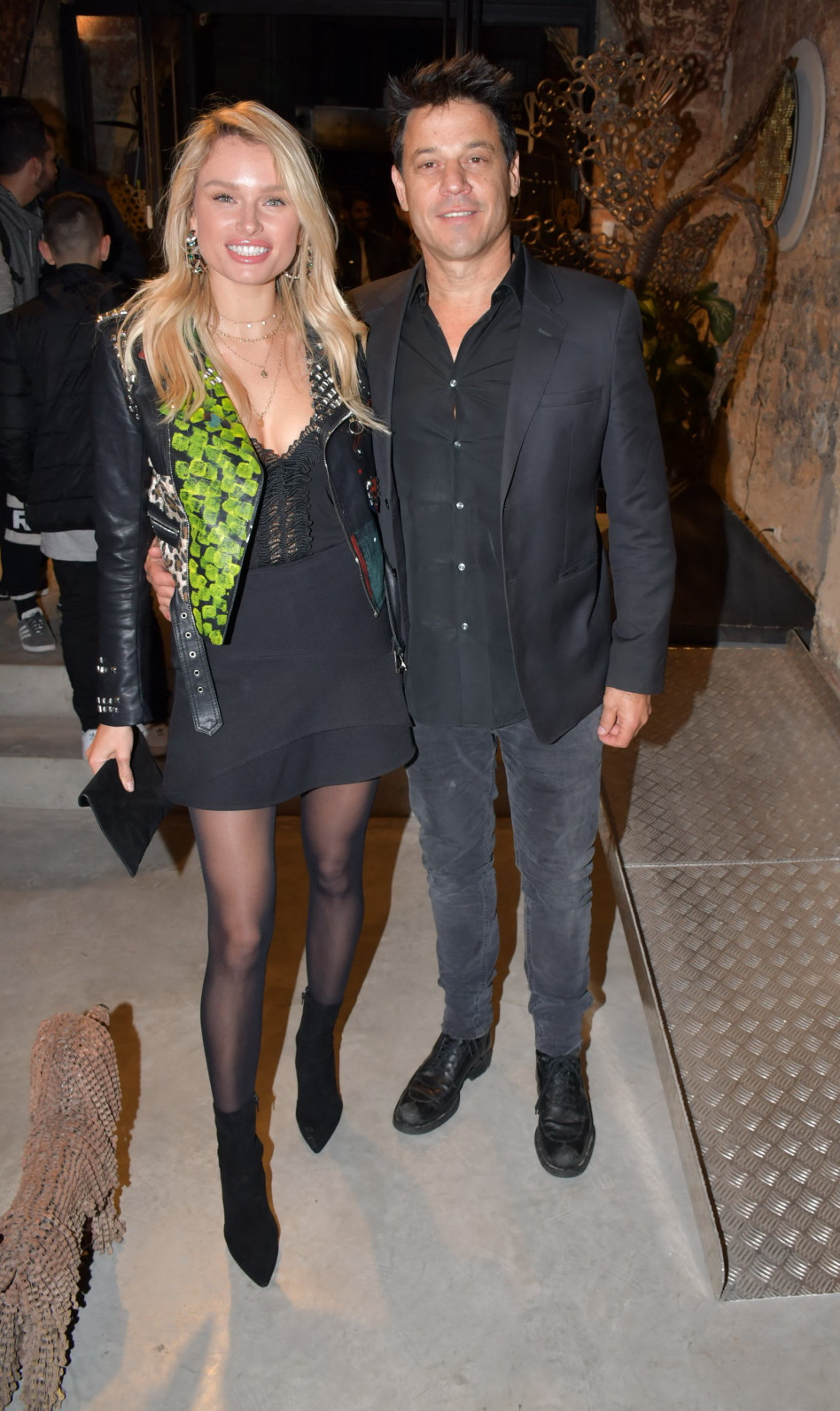 אלכסה דול ומשה עוז (צילום: אביב חופי)