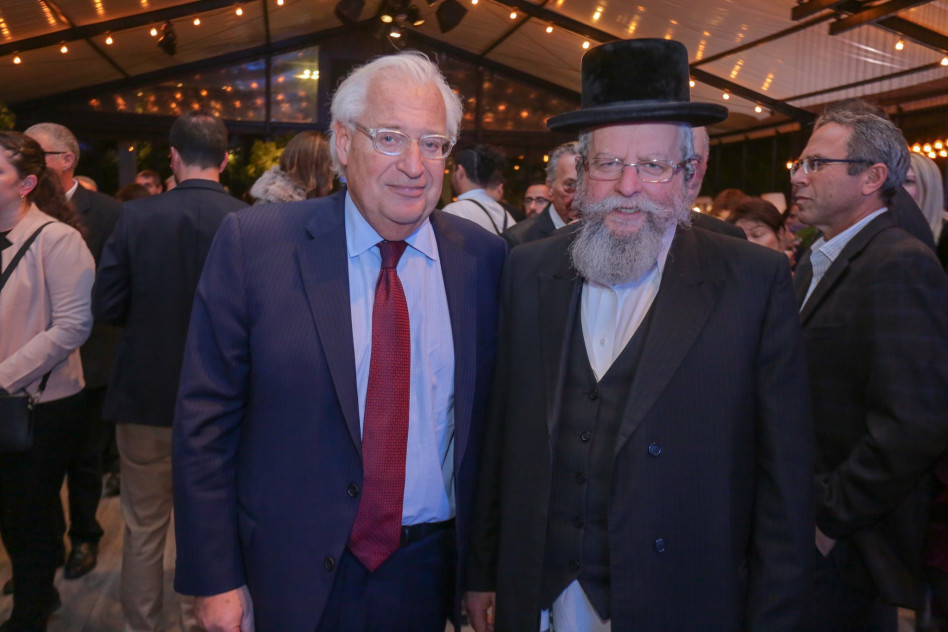 אברהם אלימלך פירר ודיוויד פרידמן (צילום שי שבירו)