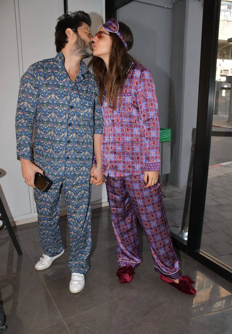 הכי יפים כשנוח להם. יהודה לוי ושלומית מלכה (צילומים: פזי אברמוביץ)