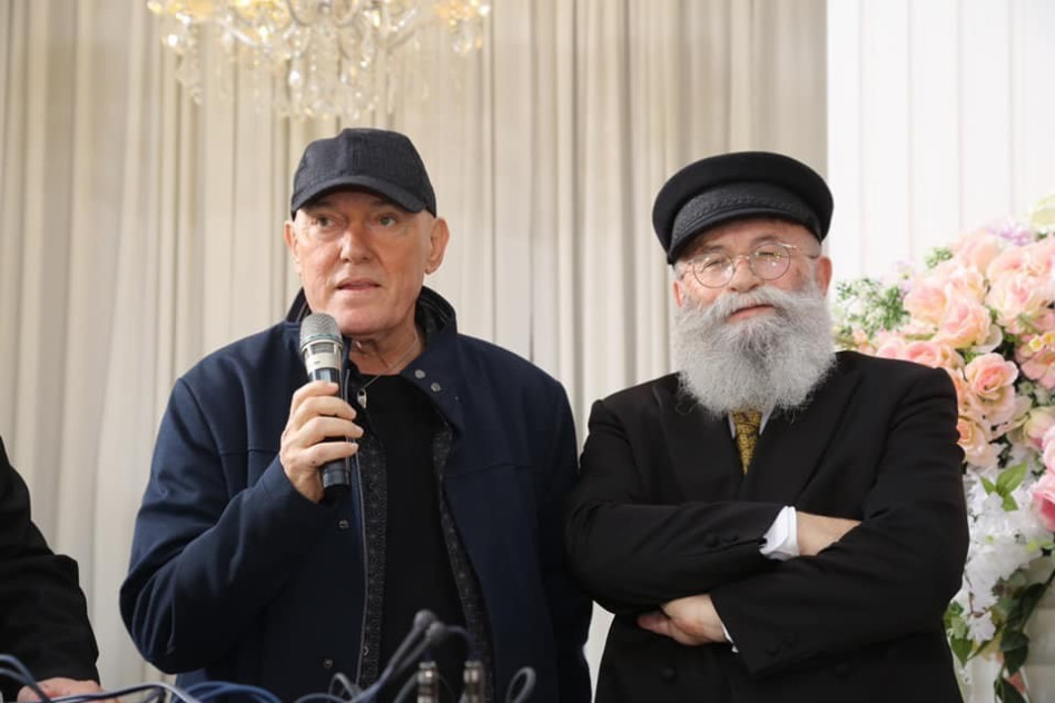 יעקב גלויברמן ושלומי שבת (צילום: יעקובי)