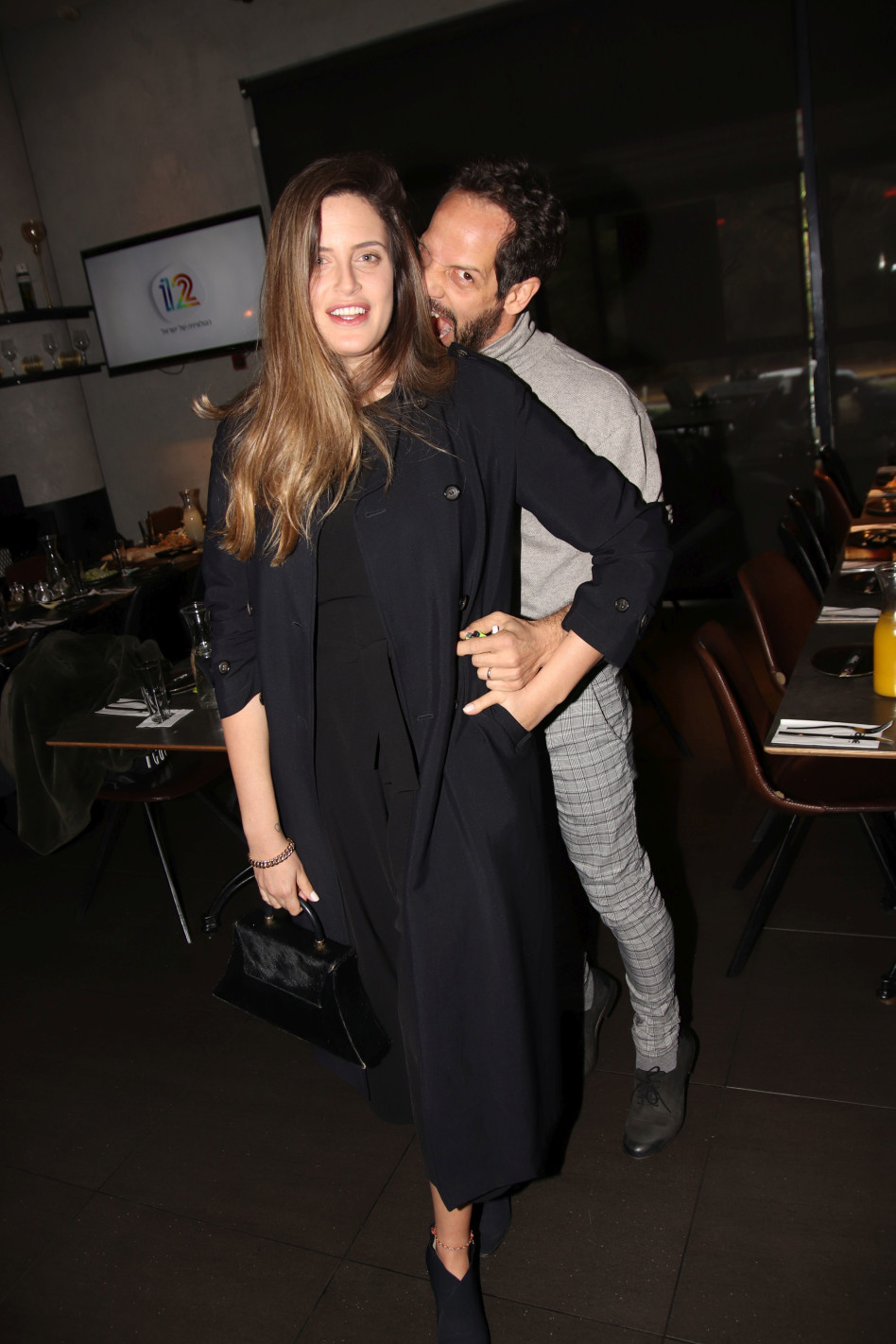 התגעגענו. יוסף סוויד ועדי שילון (צילומים: אור גפן)