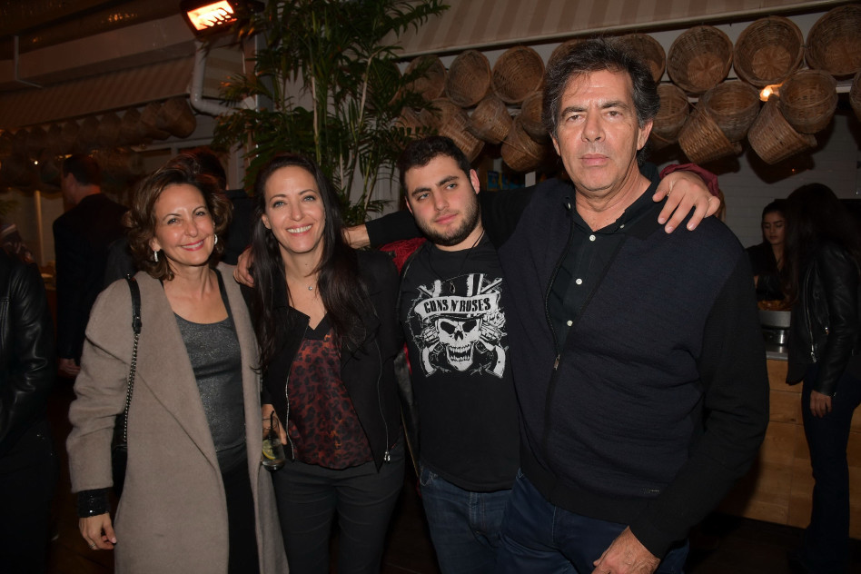 צביקה לימון, ליאור לפיד, ליהיא לפיד וגילה לימון (צילומים: אביב חופי)