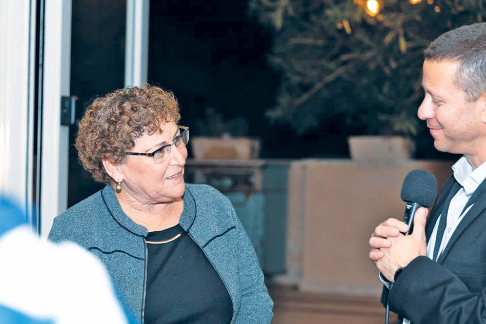 רון צור ומרים פרץ (צילום: לירן עמר)