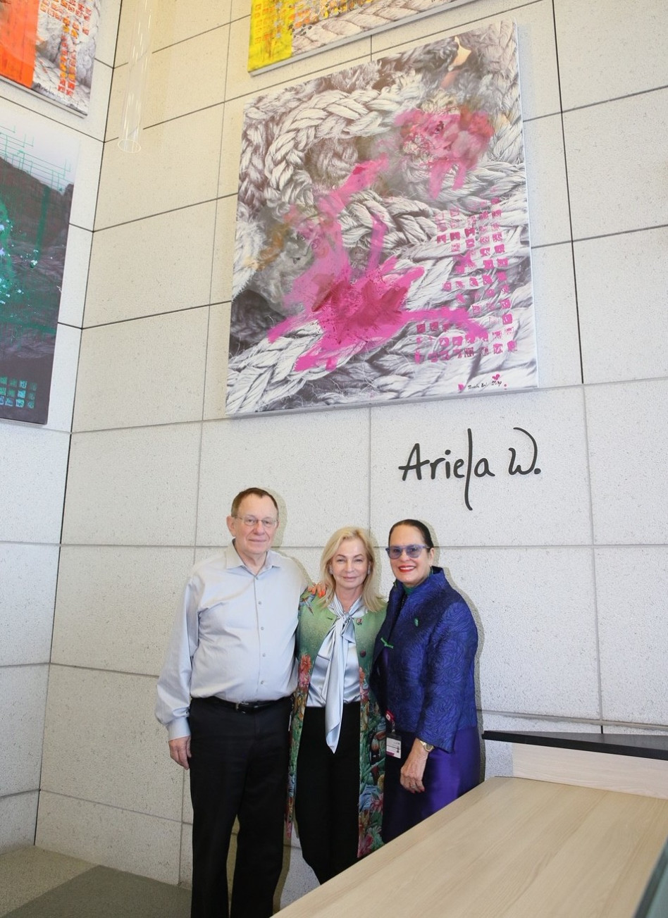 אסתי גולן, אריאלה ורטהימר ורפי ביאר (צילום: פיוטר פליטר)