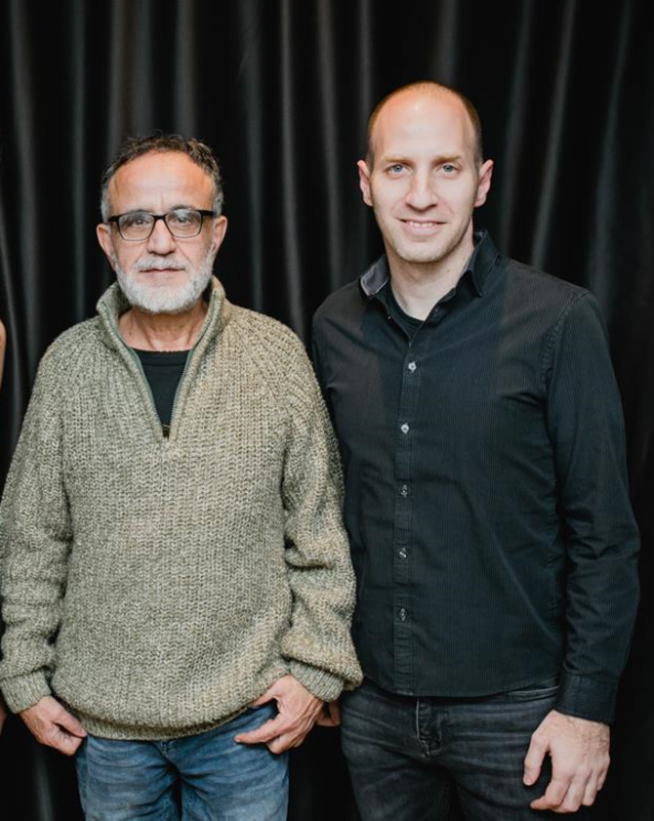 עידו עלמני ואהוד בנאי(צילום אלי ראול)