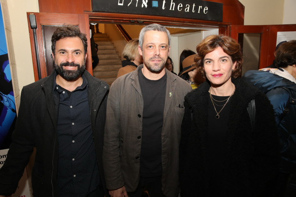 תמר זנדברג, אבשלום פולק ואורי זכי (צילום: איציק בירן)