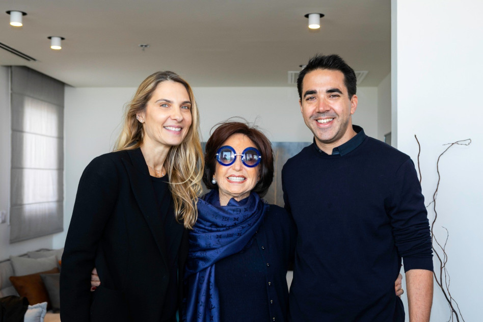 רונן יפו, עדית אלקון ודנה אלקון (צילום: תומר פדר)