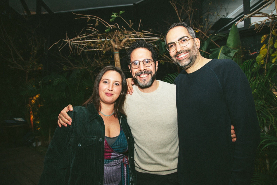 רועי לוטן, אסף דגן וקאסי אריסון (צילום: ג'ני שוובר)