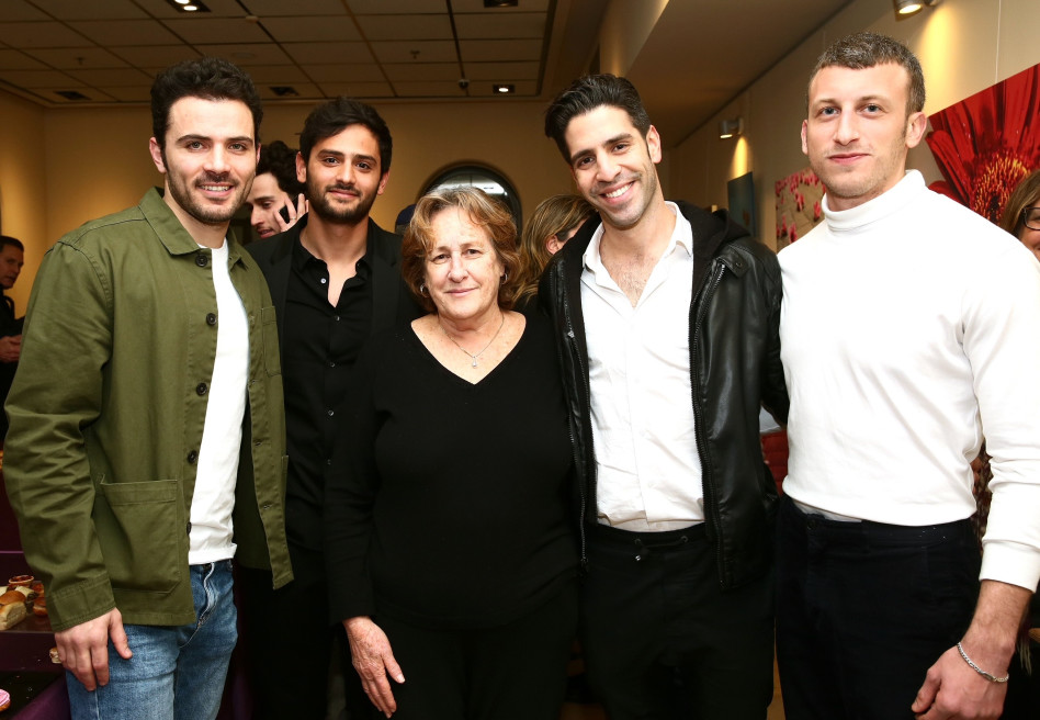 עומר פרלמן, אורי לייזרוביץ, ג'ני פארן, דניאל גד וישראל אטיאס