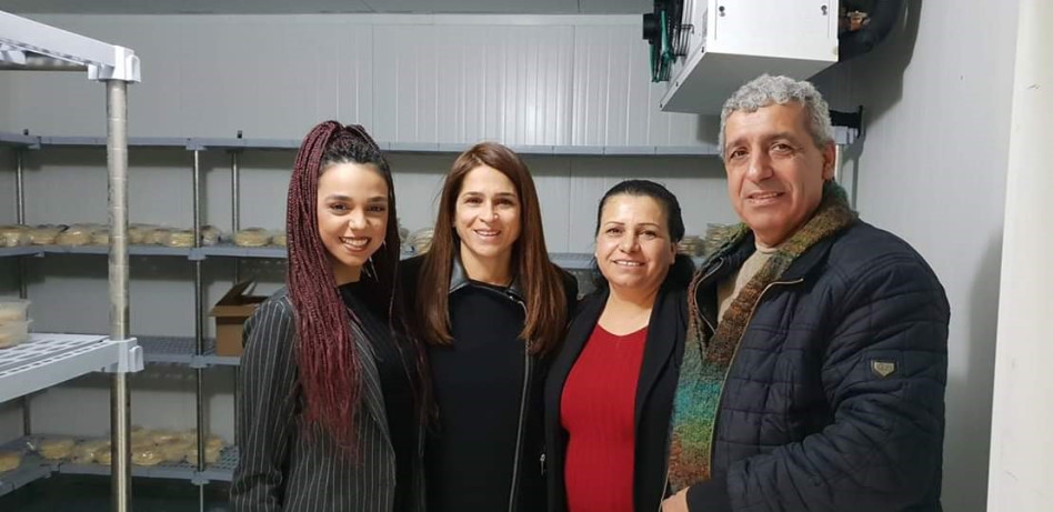 ראד פאדול, נאג'ח חיר, מירב בן ארי ויארא חיר (צילום: מירי פלג)