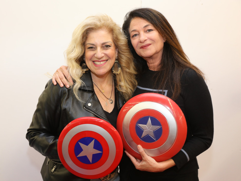 תמי לנדסמן ודניס בר אהרון (צילום: רפי דלויה)