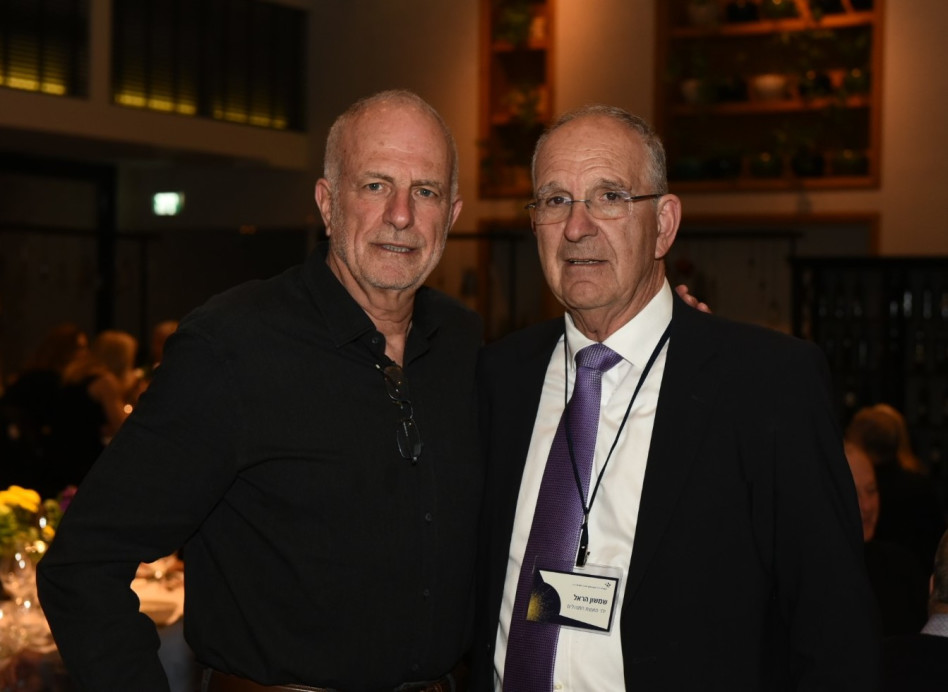 שמשון הראל ויגאל שרייבר (צילום: אוהד הרכס, מכון ויצמן למדע)