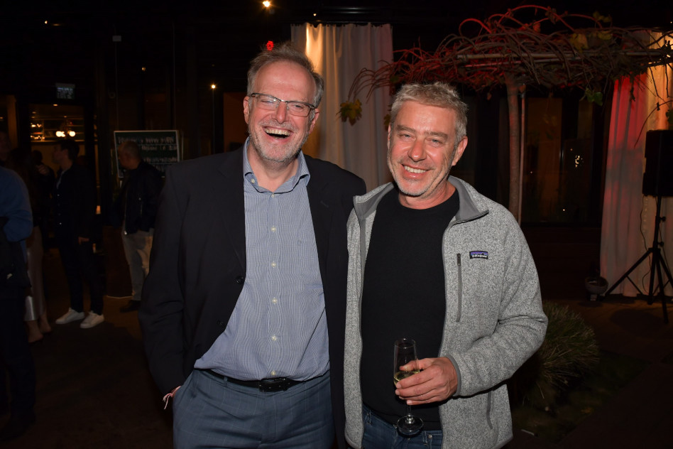 רפי גדרון ובועז שוורץ (צילום: אביב חופי)