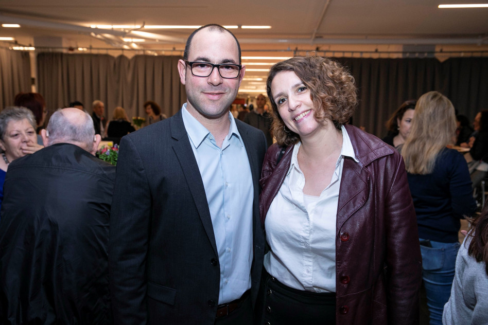 יעל שטרנהל וניב אורון (צילום: ערן לם)