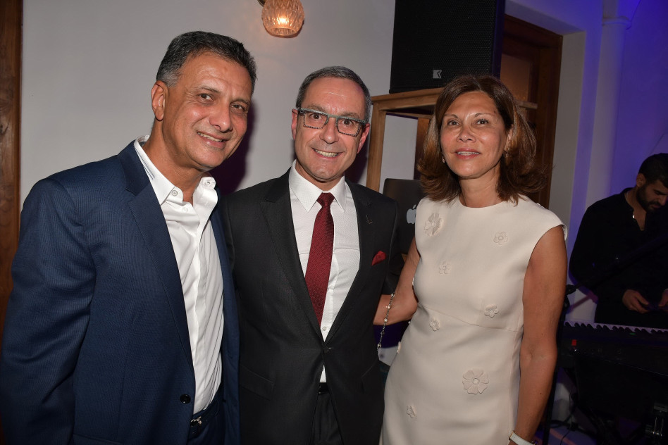 אסתי אקרמן, פרנסואה טיבו ומיקי אקרמן (צילום: אביב חופי)