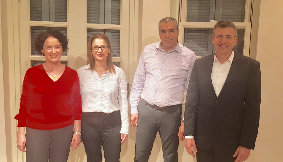 גיא סברסקי, אחמד מואסי, מונא חורי-כסאברי וורדית גילאור (צילום: יח"צ)