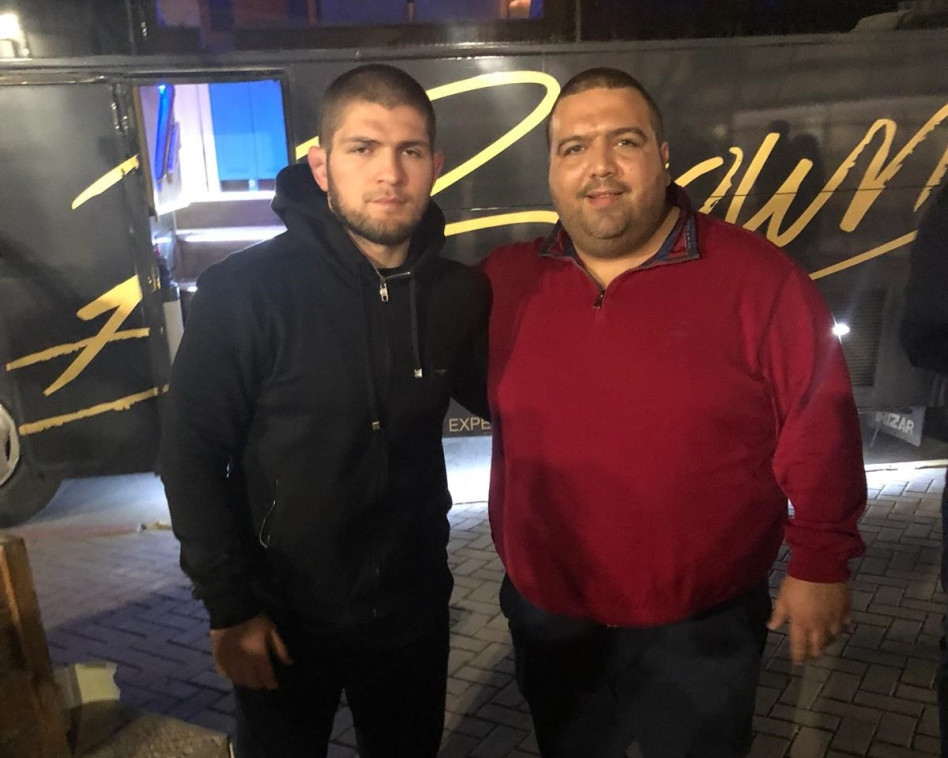 סעיד אבולעפיה וחביב נורמגמדוב (צילום מתוך אינסטגרם)