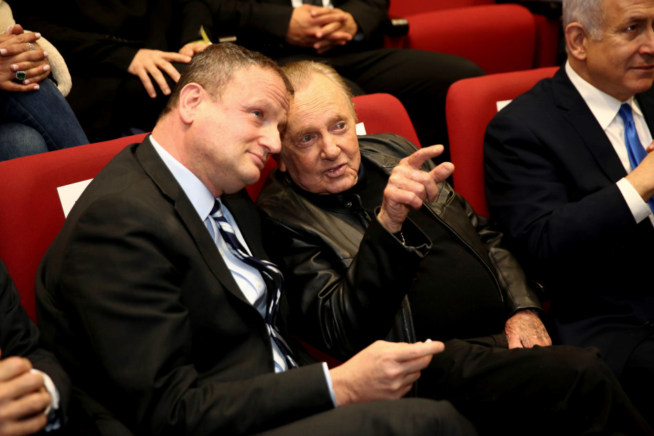 מוריס קאהן ויוחנן לוקר (צילום: אלירן אביטל)