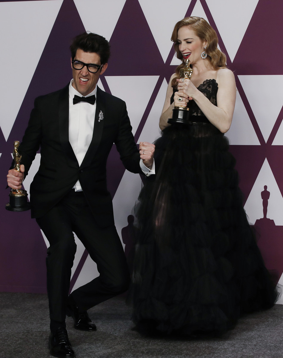 גיא נתיב זוכה באוסקר (צילום: רויטרס)