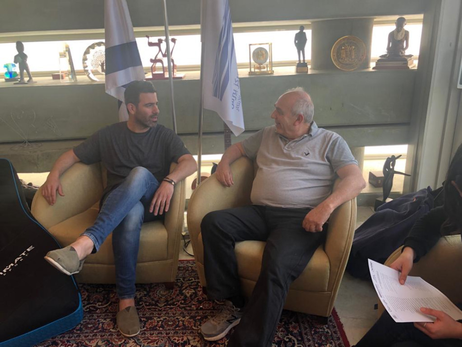 יוני פרס ועמרי גליקמן (צילום: שרית ארדיטי)