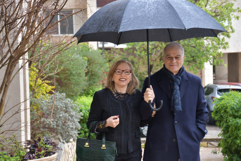 אוריאל ויהודית לין (צילום: אביב חופי)