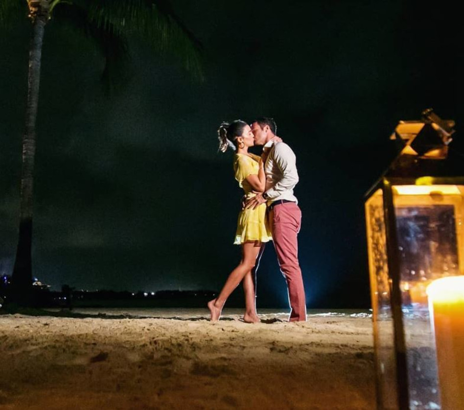 אהבה פורחת. שיר אלמליח ומייקל זנזורי (צילום: אינסטגרם)