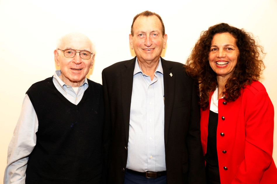 הילה אורן, רון חולדאי וג'וש ווסטון (צילום: יעל צור)