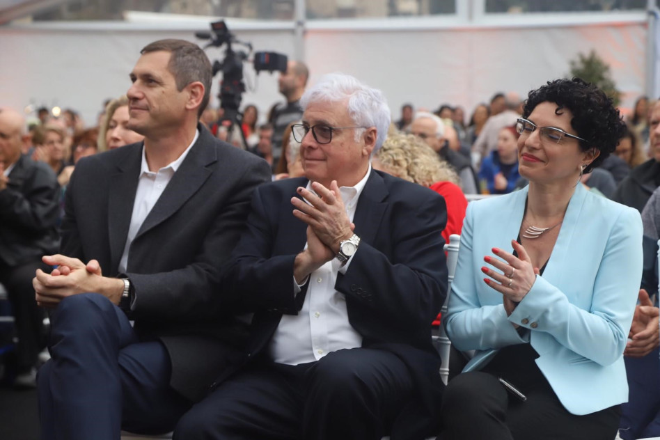 עינת גנון, רמי נוסבאום וארנון פרידמן  (צילום: איתי כהן, ״אלבטרוס״)