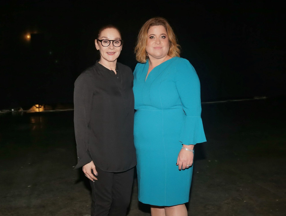 מיכל אלבז ופרנצ'סקה טולוט (צילום: שוקה כהן)