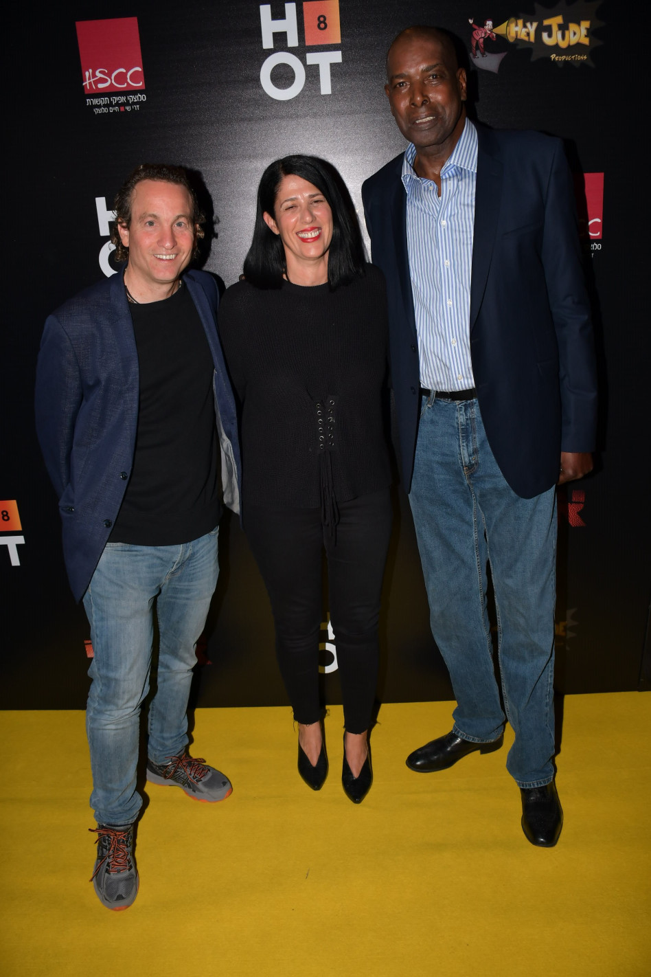 אולסי פרי, רינת קליין ודני מנקין (צילום: אביב חופי)
