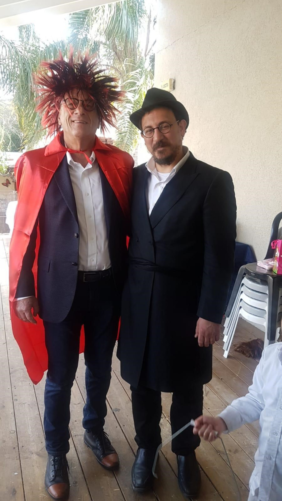 יצחק נוימן ונחום פינברג (צלם: טל שובל)