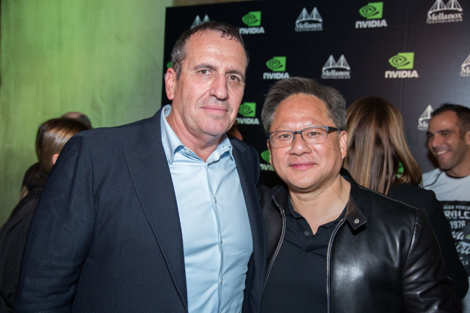 ג'נסן הואנג ואיל וולדמן (צילום: שלומי צור)