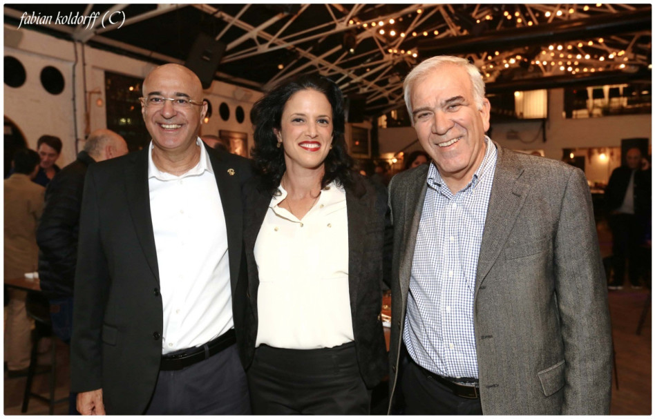 יוסי פילוס, יעל אלמור ואיציק לארי (צילום: פביאן קלדרוף)