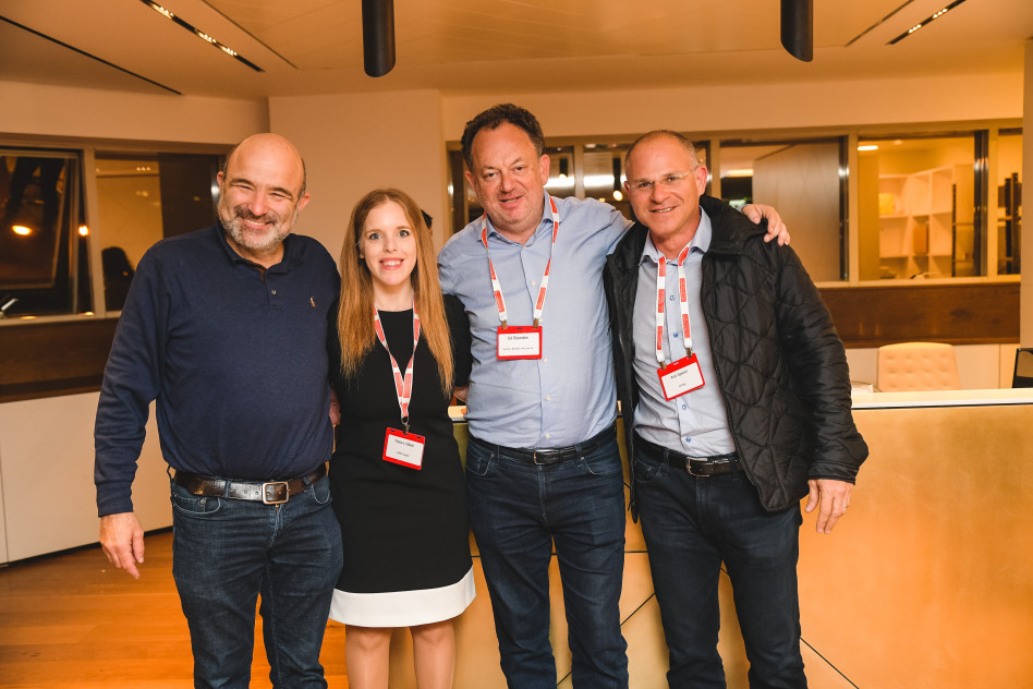 אריק שפיר, גיל ברנדס, נטע-לי מאירי וניר למפרט (צילום: ירין טרנוס)