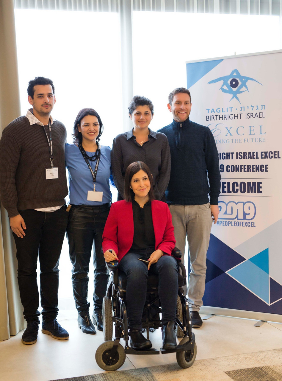 יאיא פינק, שרן השכל, עידית רובין, דניאל טראו וקארין אלהרר (צילום: רעות פיליפוביץ)