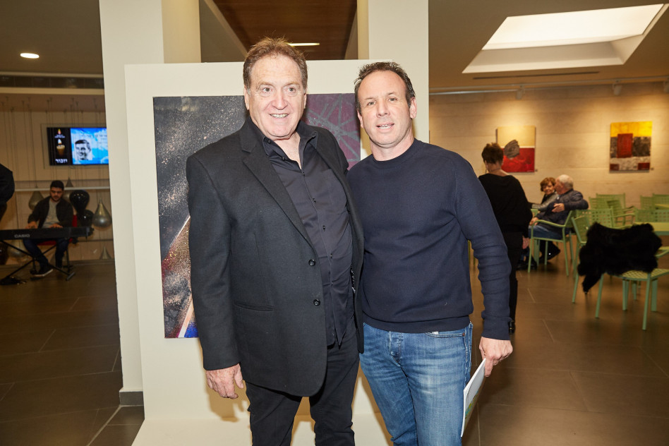 עמוס אפל ורוני קוברובסקי (צילום: שוקה כהן)