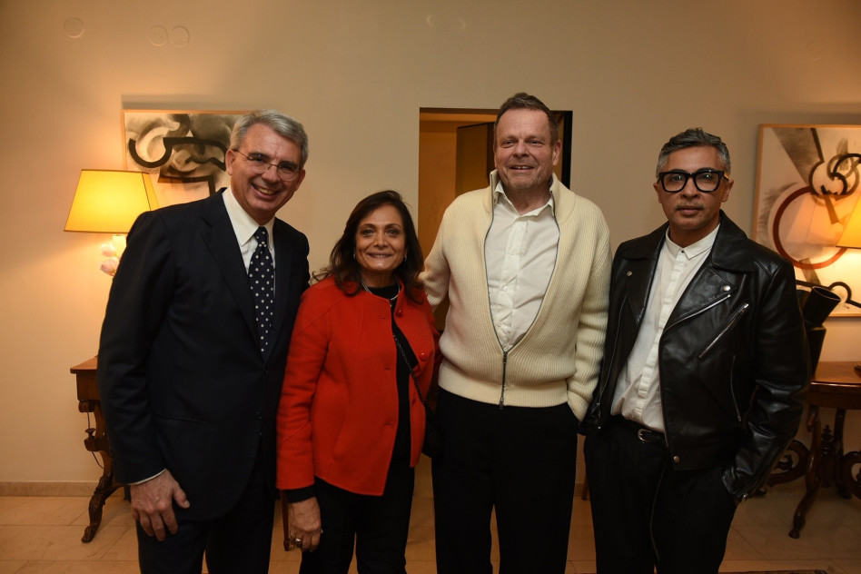 איבו ואלכס מייטליס, דליה טופול וג'אנלואיג'י בנדטי (צילום: ולרי פורשין)