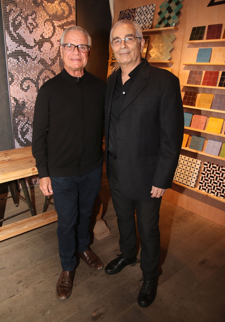 עמוס מלכא ומשה קסטיאל (צילום: אור גפן)