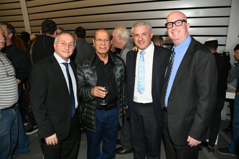 אבי בלשניקוב, אורן קפלן, שייקה לוי והרצל עוזר (צילום: עידן גרוס)