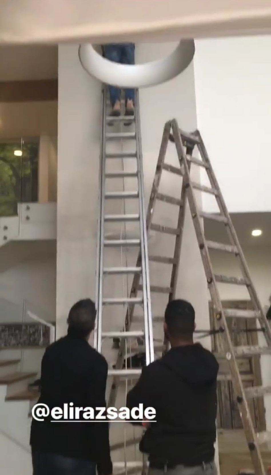 הצבעים בפעולה. הבית של אילנית ואלירז (צילום: אינסטגרם)