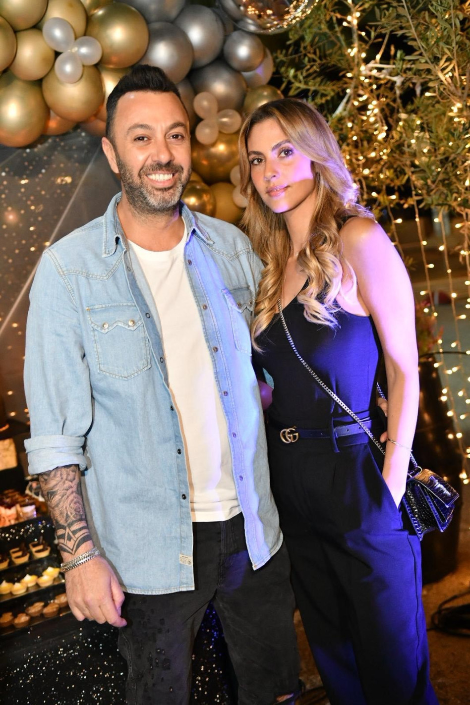 חתיכים. ליאור נרקיס ואשתו