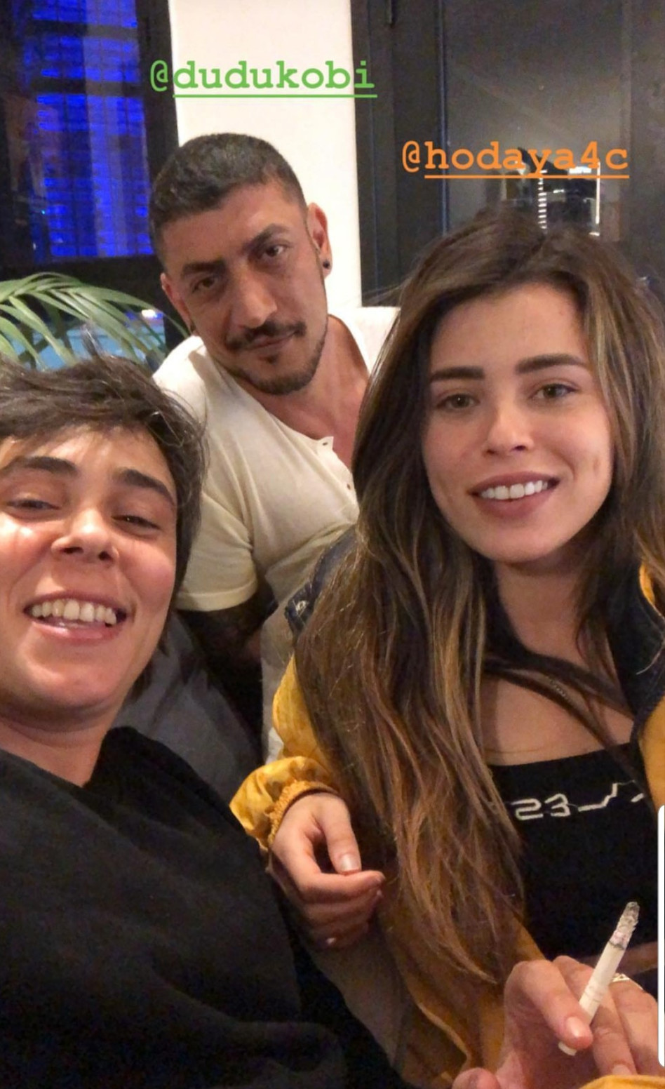 בלי המצלמות. הודיה, קובי וסיגל תמם