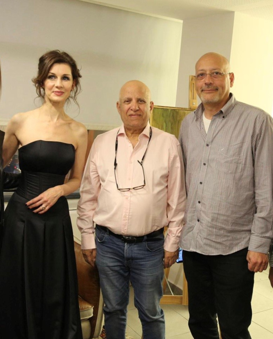 אביגדור יצחקי, עמרי לוטן ואמה שפלן (צילום: ניב עדן)