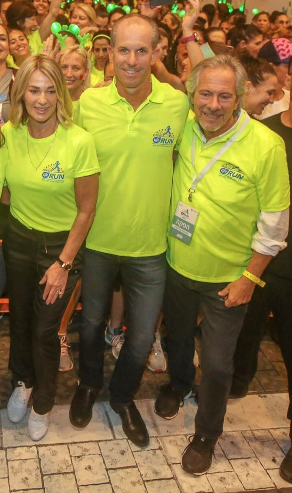 לאון קולפר, ניצן לביא ונדיה קומונצ׳י (צילום: רפי דלויה)