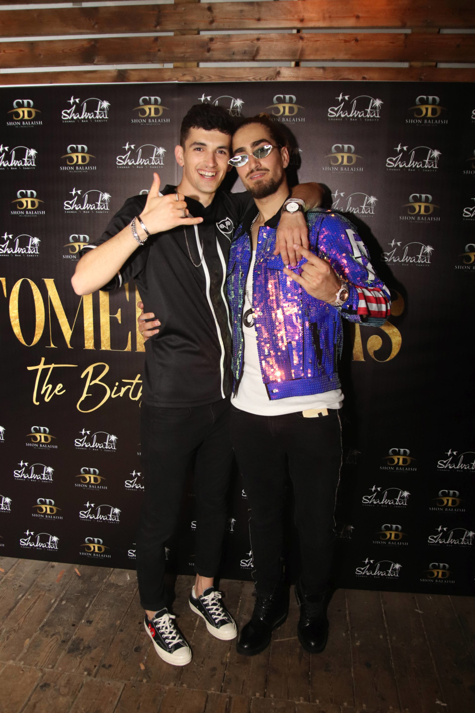 הוא מבסוט. תומר טליאס ושון בלאיש (צילומים: אור גפן)